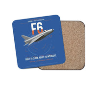 Thumbnail for English Electric Lightning F6 design on blue 1 piece coaster