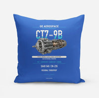 Thumbnail for CT7-9B design on blue pillow
