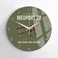 Thumbnail for Nieuport 28C.1 design on green army no frame wall clock
