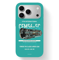 Thumbnail for CFM56-5C Case design on turquoise iphone case