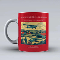 Thumbnail for VINTAGE G4201 - The Checkerboard Fields - Ceramic Mug design on red