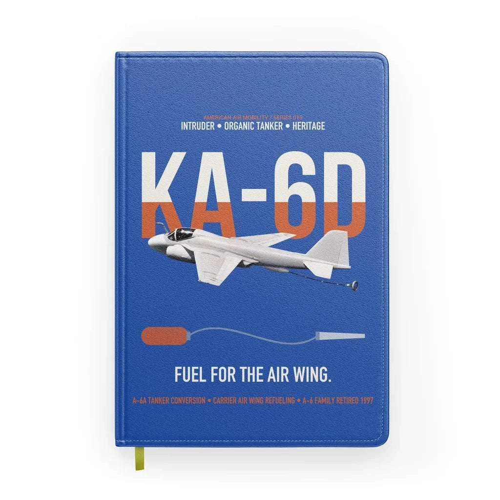KA-6D Intruder design on blue notebook