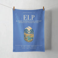 Thumbnail for El Paso International Airport (ELP) design on blue towel