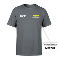 Thumbnail for Customisable Boeing 747 T-Shirt - view 15