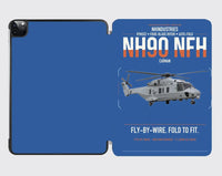 Thumbnail for NHIndustries NH90 NFH Caïman design on blue ipad tablet case