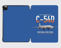 Thumbnail for C-54D Skymaster design on blue ipad tablet case