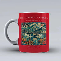 Thumbnail for VINTAGE G4181 - The Lagoon Touchdown - Ceramic Mug design on red