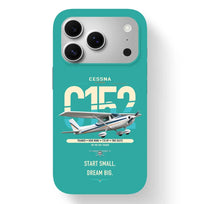 Thumbnail for Cessna 152 design on turquoise magsafe iphone case, for iPhone 17 Pro