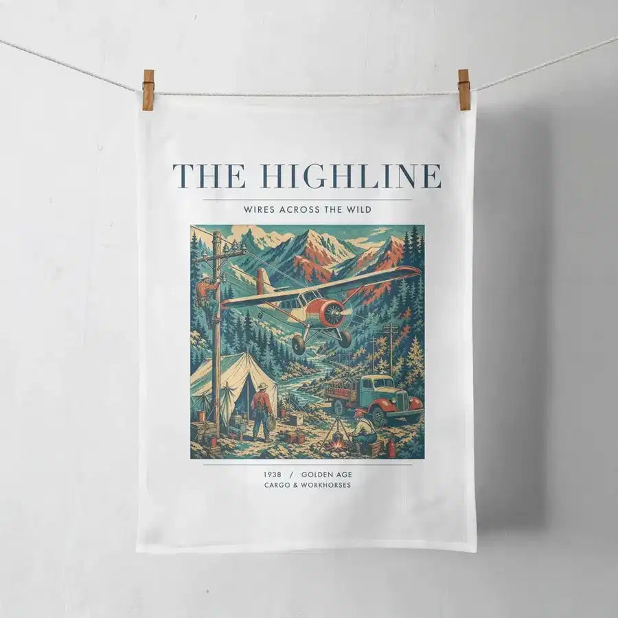VINTAGE G4051 - The Highline - Designed Towels design on white
