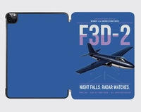 Thumbnail for F3D-2 Skyknight design on blue ipad tablet case