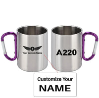 Thumbnail for Customisable Airbus A220 Mug - view 15
