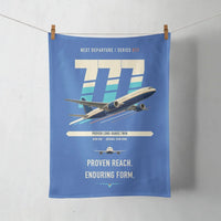Thumbnail for Boeing 777-200ER design on blue towel