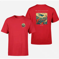 Thumbnail for VINTAGE G4445 - The Grape Harvest Hop - Double-Side T-Shirt design on red double side t shirt