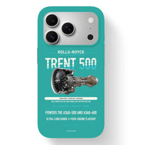 Thumbnail for TRENT 500 Case design on turquoise iphone case