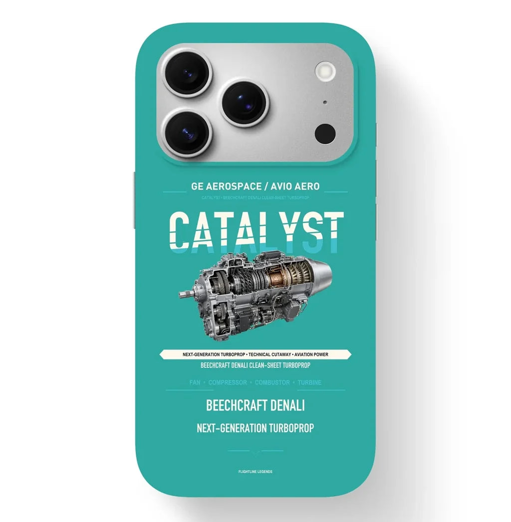 CATALYST Case design on turquoise iphone case