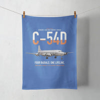 Thumbnail for C-54D Skymaster design on blue towel