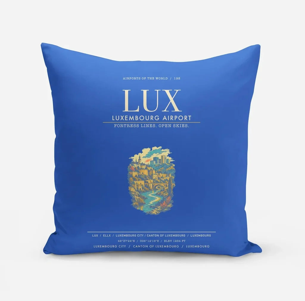 Luxembourg Airport LUX - Blue