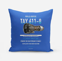 Thumbnail for TAY 611-8 design on blue pillow