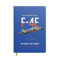 Thumbnail for F-4E Phantom II Two Engines One Thunder design on blue notebook