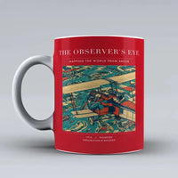 Thumbnail for VINTAGE G4008 - The Observer's Eye - Ceramic Mug design on red