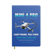 Thumbnail for DJI Mini 4 Pro design on blue notebook