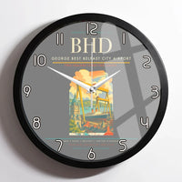 Thumbnail for George Best Belfast City Airport BHD Wall-Clock Framed - Gray