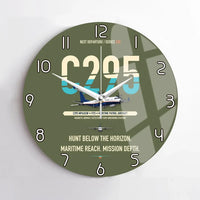 Thumbnail for Airbus C295 MPA/ASW design on green army no frame wall clock
