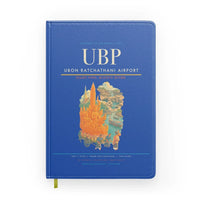 Thumbnail for Ubon Ratchathani Airport (UBP) design on blue notebook