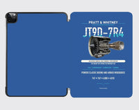 Thumbnail for JT9D-7R4 design on blue ipad tablet case