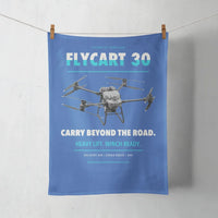 Thumbnail for DJI FlyCart 30 design on blue towel