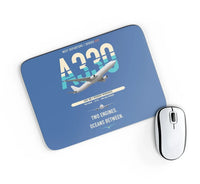 Thumbnail for Airbus A330-300 design on blue rectangle mouse pad