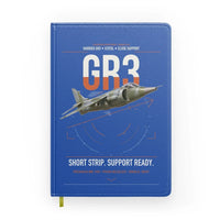 Thumbnail for Hawker Siddeley Harrier GR3 design on blue notebook