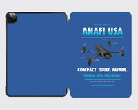 Thumbnail for Parrot ANAFI USA design on blue ipad tablet case
