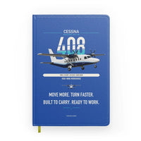 Thumbnail for Cessna 408 SkyCourier design on blue notebook