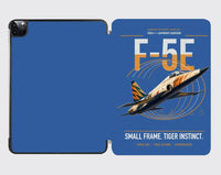 Thumbnail for F-5E Tiger II design on blue ipad tablet case