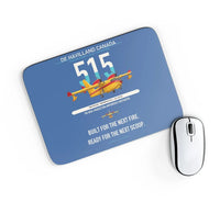Thumbnail for De Havilland Canadair 515 design on blue rectangle mouse pad