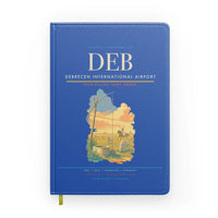 Thumbnail for Debrecen International Airport (DEB) design on blue notebook