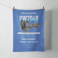 Thumbnail for PW2040 design on blue towel