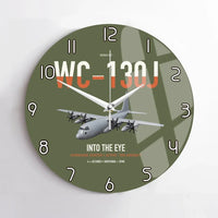 Thumbnail for WC-130J Hurricane Hunter design on green army no frame wall clock