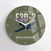 Thumbnail for F3D-2 Skyknight design on green army no frame wall clock