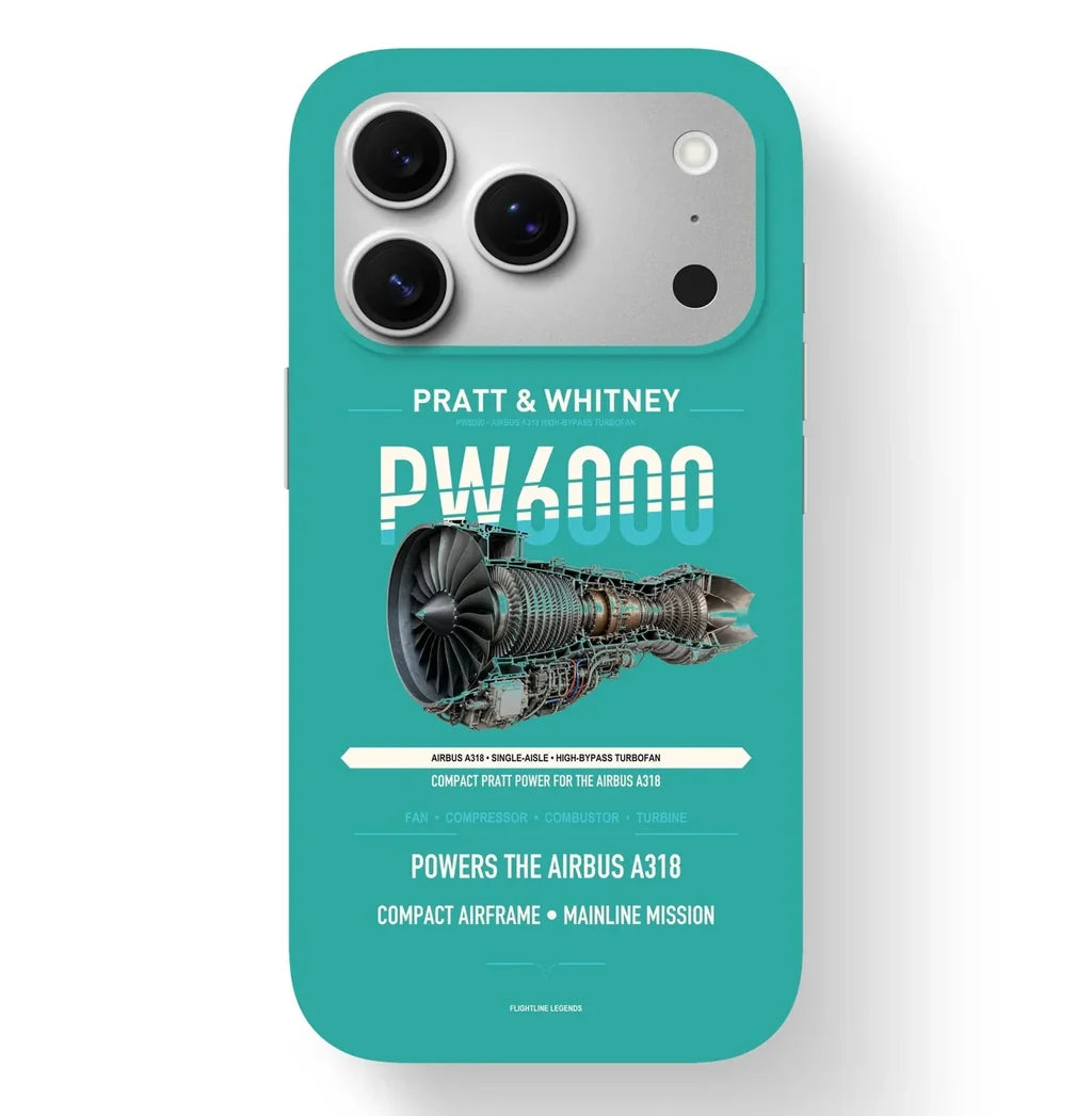 PW6000 Case design on turquoise iphone case