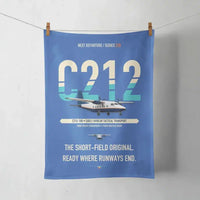 Thumbnail for CASA C-212-100 Aviocar design on blue towel
