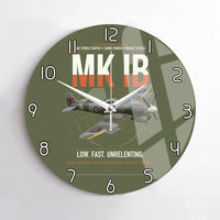 Thumbnail for Hawker Typhoon Mk IB design on green army no frame wall clock