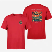 Thumbnail for VINTAGE G4112 - The Last Propliner - Double-Side T-Shirt design on red double side t shirt