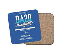 Thumbnail for Diamond DA20 design on blue 1 piece coaster