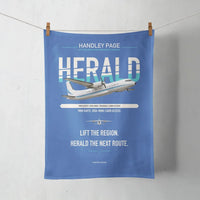 Thumbnail for Handley Page HPR.7 Dart Herald design on blue towel
