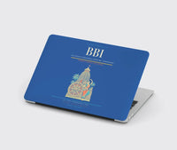 Thumbnail for Biju Patnaik International Airport (BBI) design on blue MacBook case