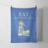 Thumbnail for Pangborn Memorial Airport (EAT) design on blue towel