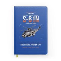 Thumbnail for Sikorsky S-61N design on blue notebook