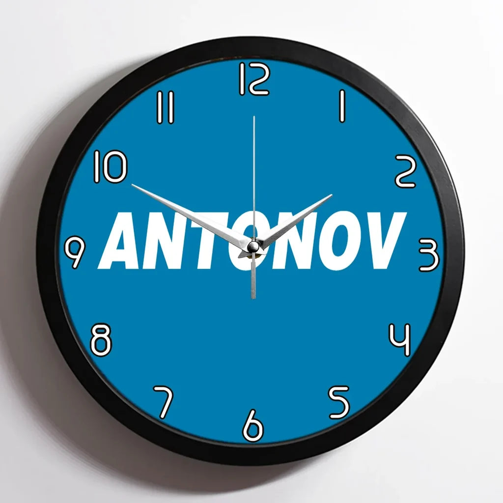 Antonov & Text Wall Clock - view 5
